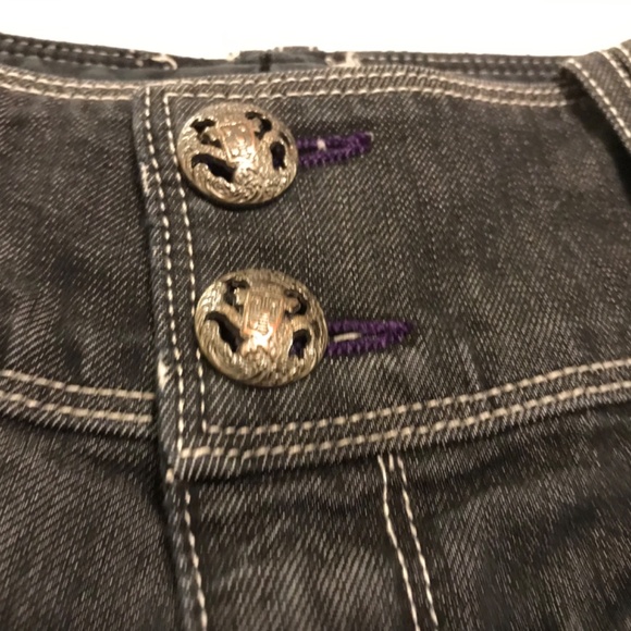 Cute Rich & Skinny dark blue denim shorts (4/27) - Picture 11 of 15